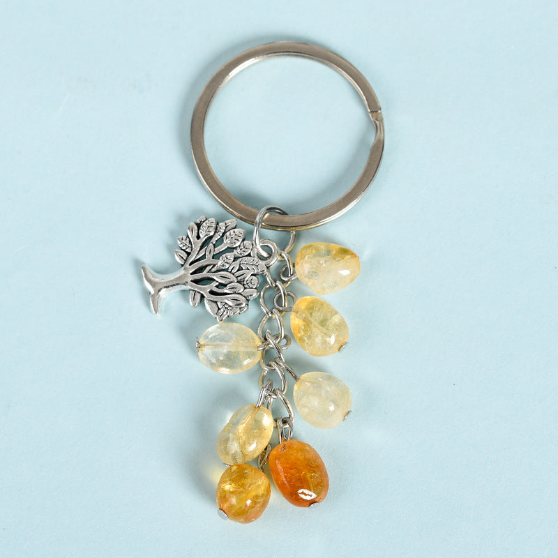 Wholesale Tree of Life Crystal Keychain